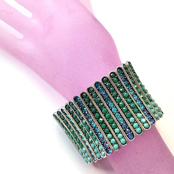 Blue Stretchable Bracelet - Picture 1 of 11